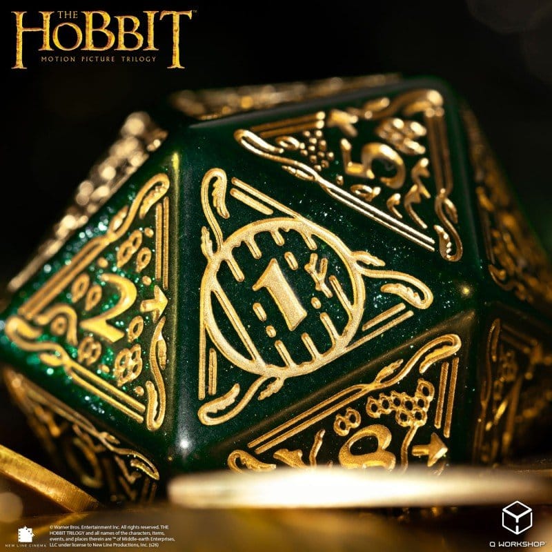 Der Hobbit Spindown Jumbo Würfel Verdant TCG D20 Image 3