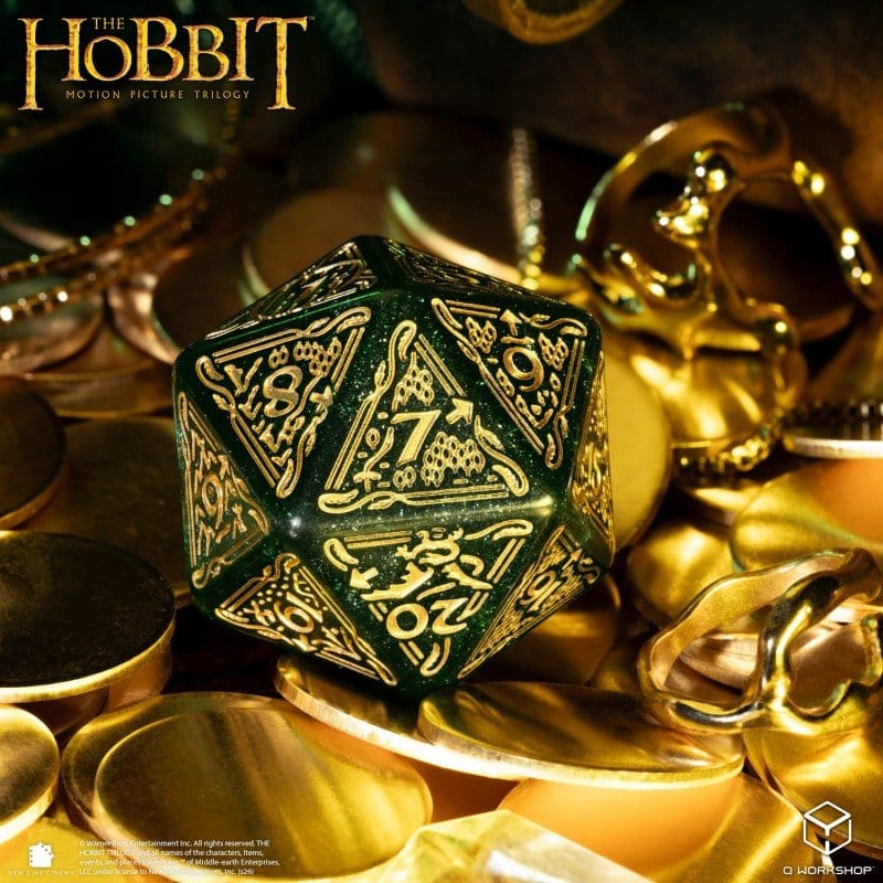 Der Hobbit Spindown Jumbo Würfel Verdant TCG D20 Image 4