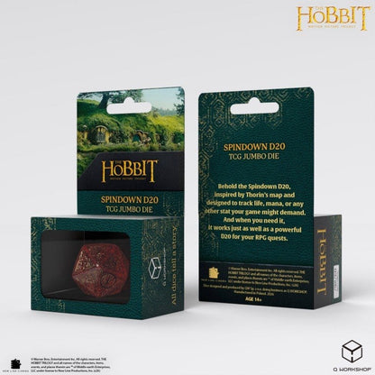 Der Hobbit Spindown Jumbo Würfel Ember TCG D20 Image 2