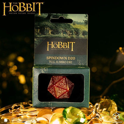Der Hobbit Spindown Jumbo Würfel Ember TCG D20 Image 3