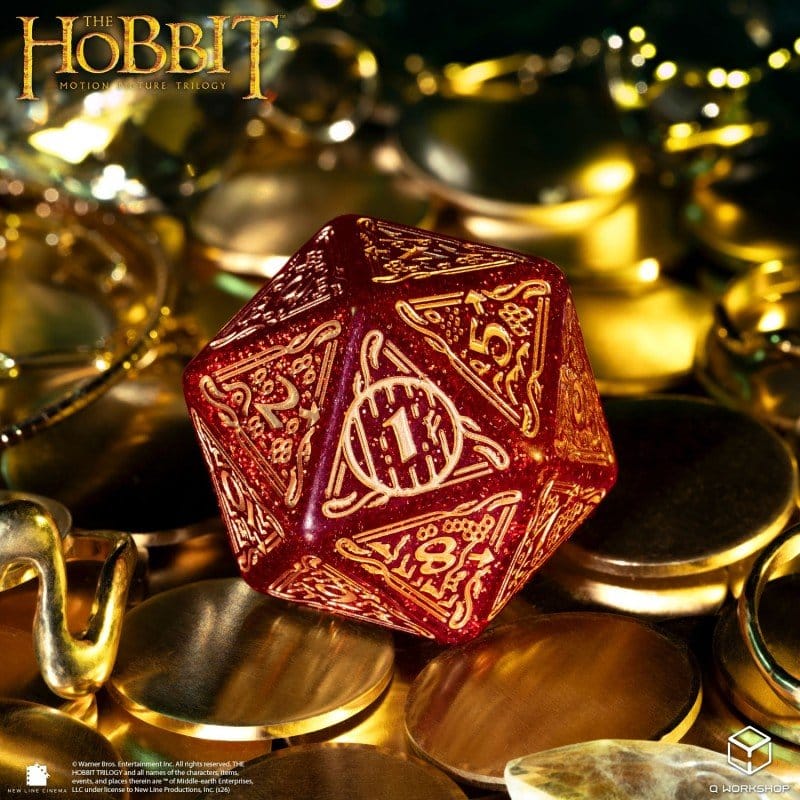 Der Hobbit Spindown Jumbo Würfel Ember TCG D20 Image 4