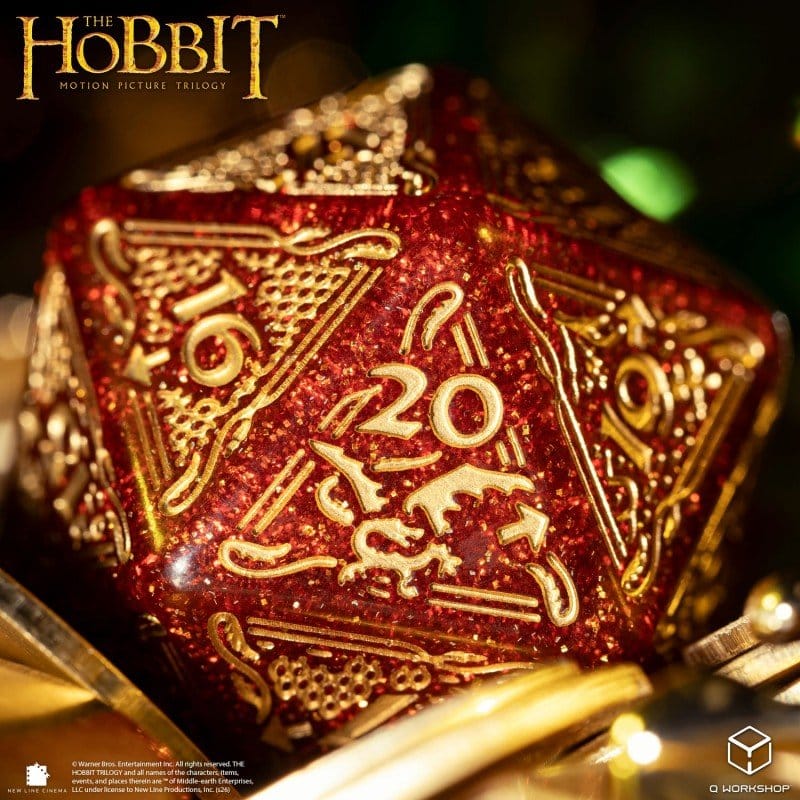 Der Hobbit Spindown Jumbo Würfel Ember TCG D20 Image 5