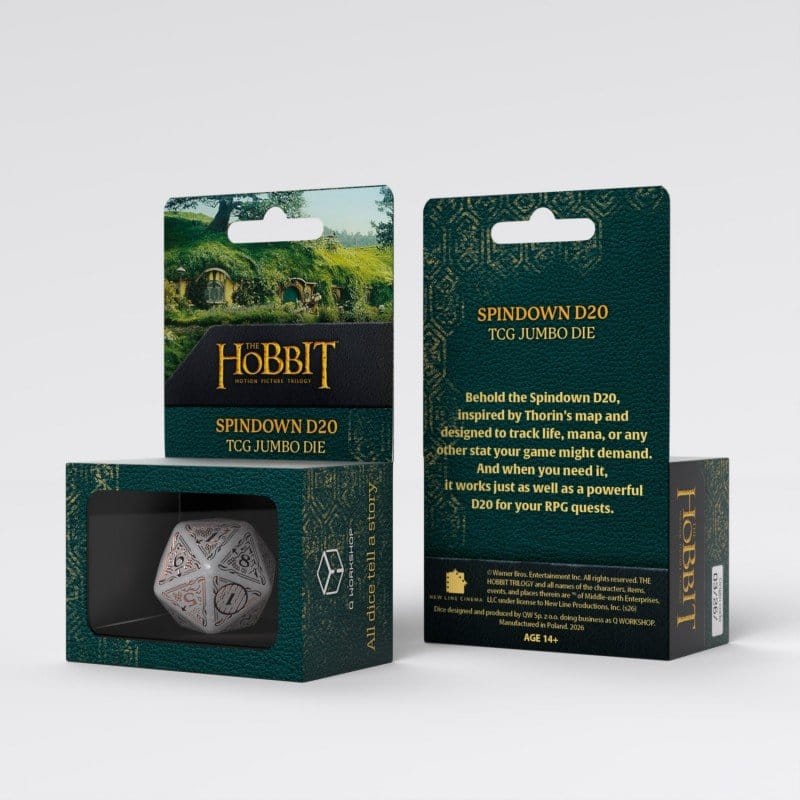 Der Hobbit Spindown Jumbo Würfel Radiant TCG D20 Image 2
