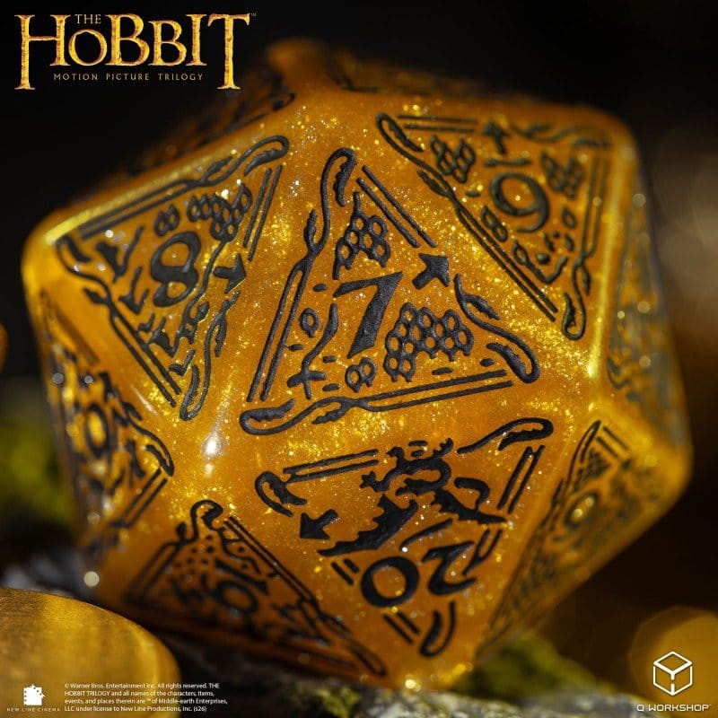 Der Hobbit Spindown Jumbo Würfel Solaris TCG D20 Image 3