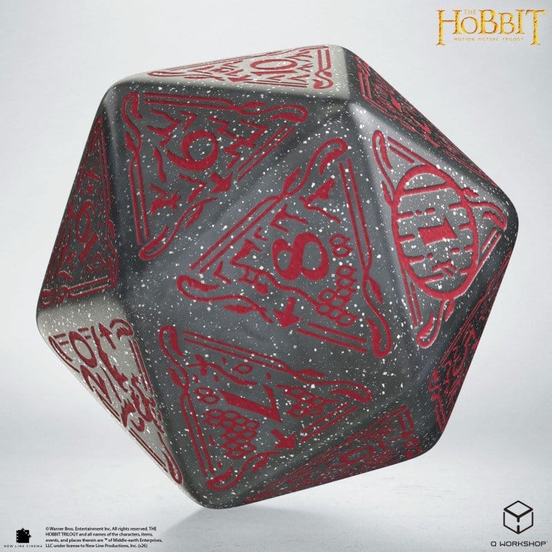 Der Hobbit Spindown Jumbo Würfel Lunaris TCG D20 Image 1
