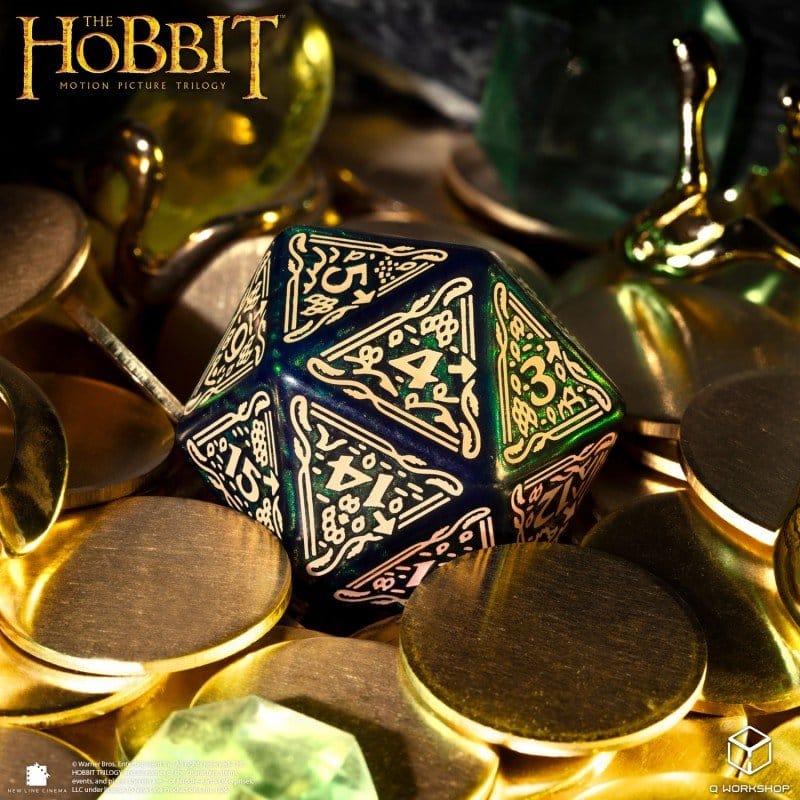 Der Hobbit Spindown Jumbo Würfel Tideborn TCG D20 Image 2