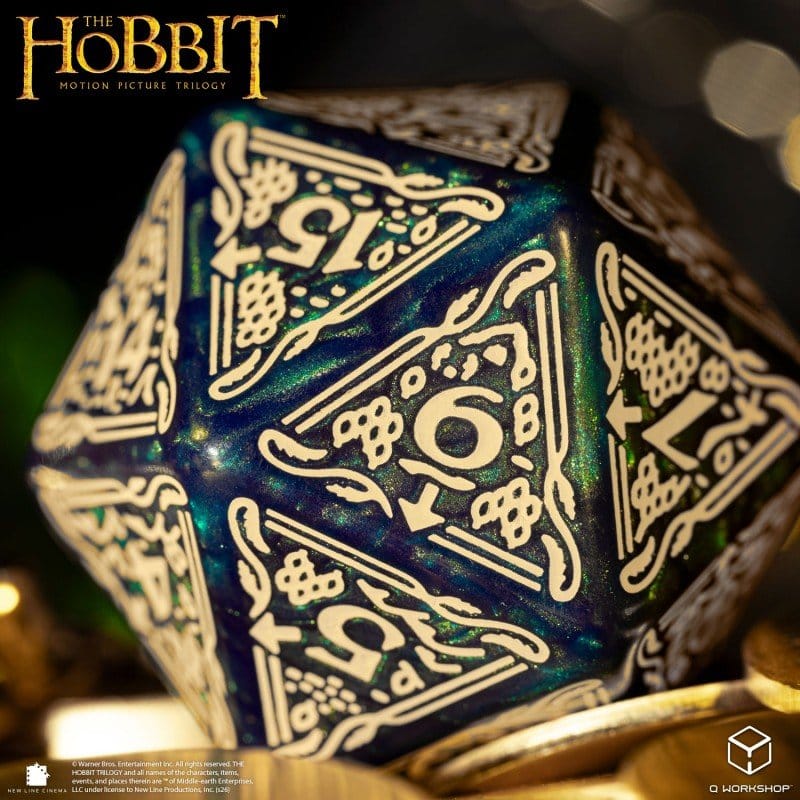 Der Hobbit Spindown Jumbo Würfel Tideborn TCG D20 Image 4