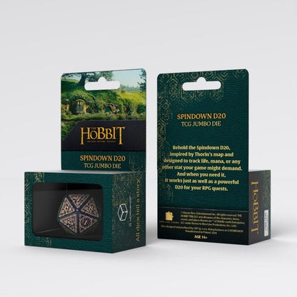 Der Hobbit Spindown Jumbo Würfel Tideborn TCG D20 Image 5