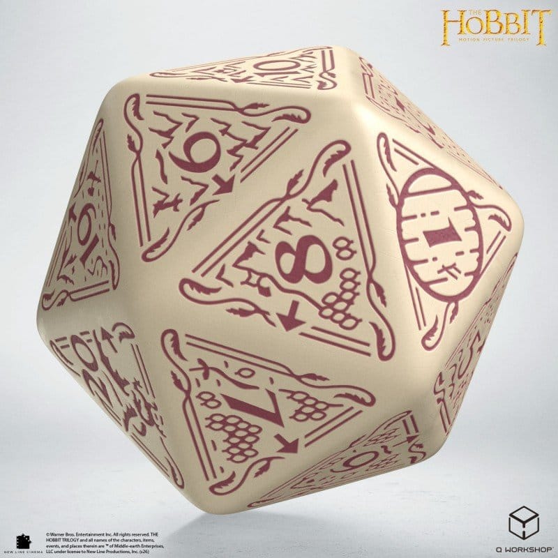 Der Hobbit Spindown Jumbo Würfel Terra TCG D20 Image 1