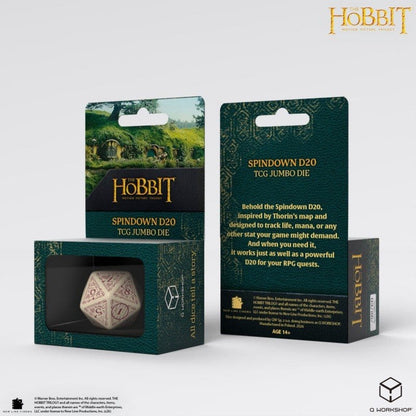 Der Hobbit Spindown Jumbo Würfel Terra TCG D20 Image 3