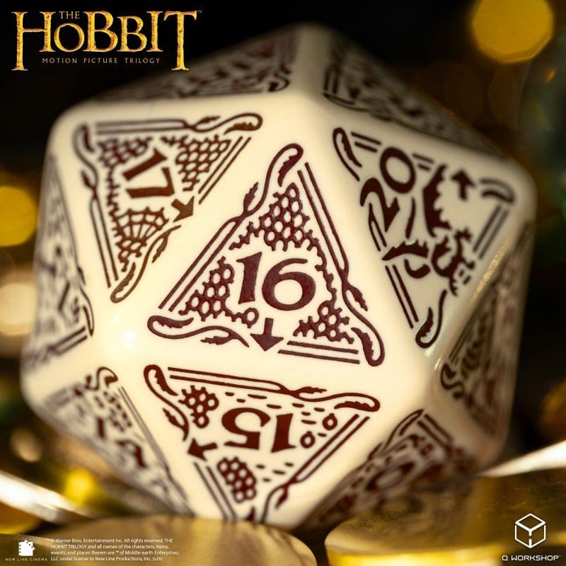 Der Hobbit Spindown Jumbo Würfel Terra TCG D20 Image 4