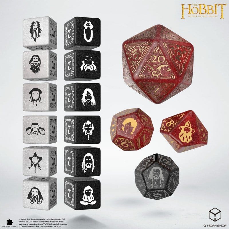 Der Hobbit TCG 16er Würfel Set Ember Hearth Image 1