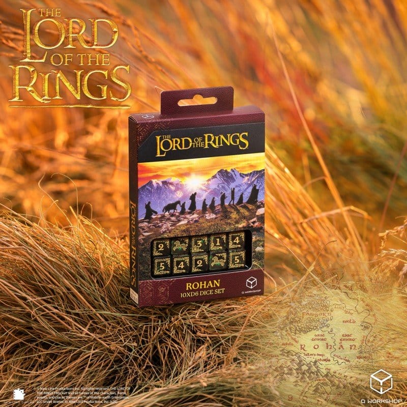 Der Herr der Ringe: 10er D6 Würfelset Rohan Image 3
