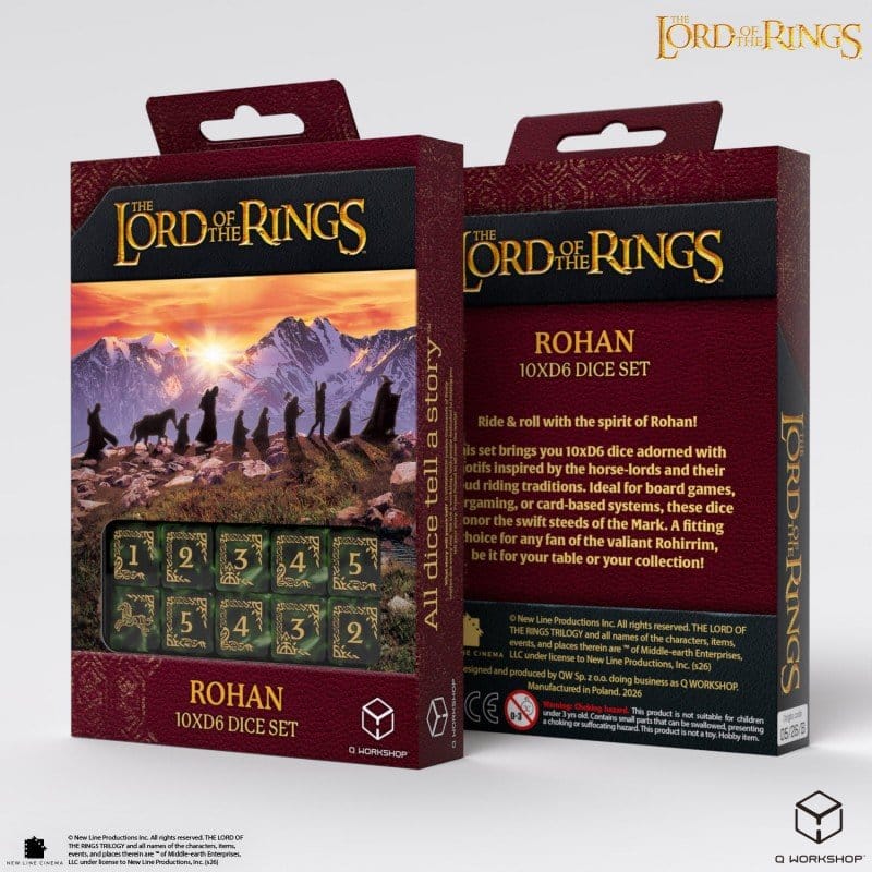 Der Herr der Ringe: 10er D6 Würfelset Rohan Image 6