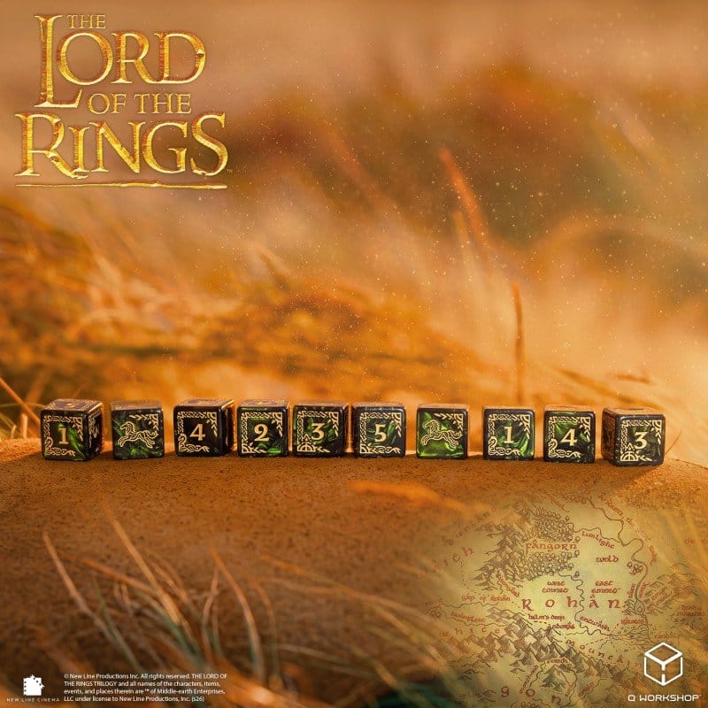 Der Herr der Ringe: 10er D6 Würfelset Rohan Image 7