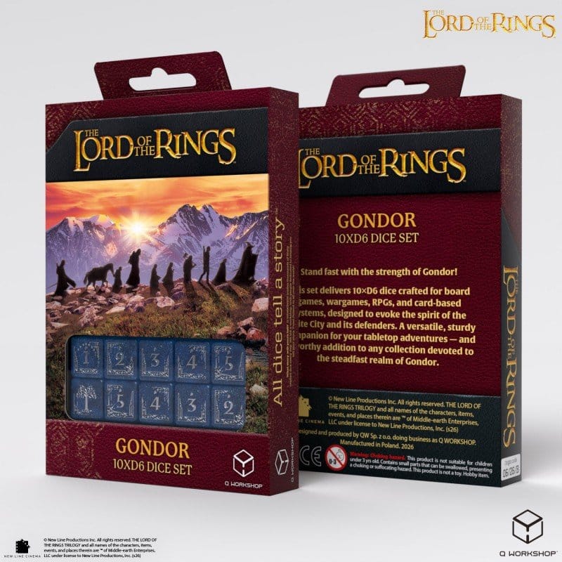 Der Herr der Ringe: 10er D6 Würfelset Gondor Image 2