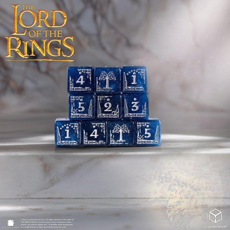 Der Herr der Ringe: 10er D6 Würfelset Gondor Image 3