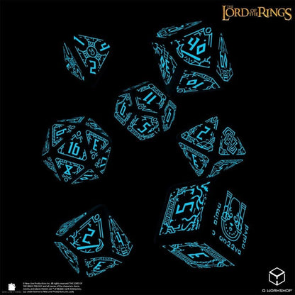 Der Herr der Ringe 7er-Würfelset Moria (Glow in the Dark) Image 1