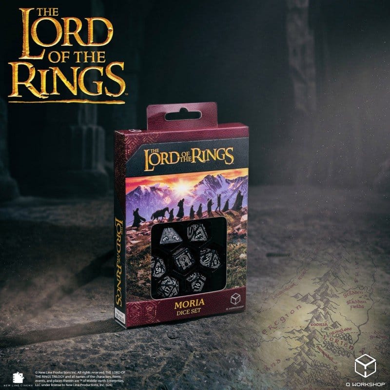 Der Herr der Ringe 7er-Würfelset Moria (Glow in the Dark) Image 7