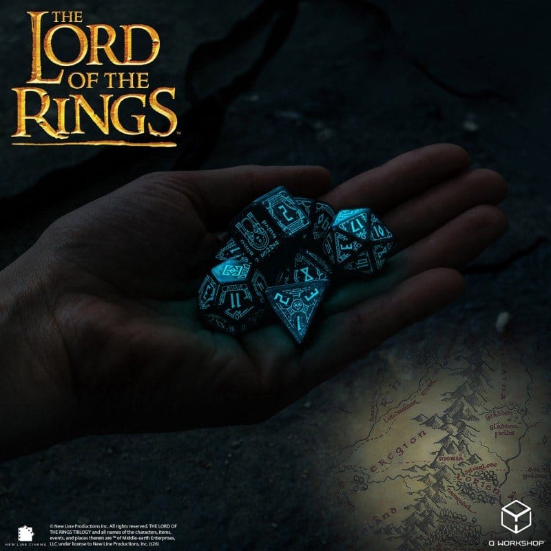 Der Herr der Ringe 7er-Würfelset Moria (Glow in the Dark) Image 9