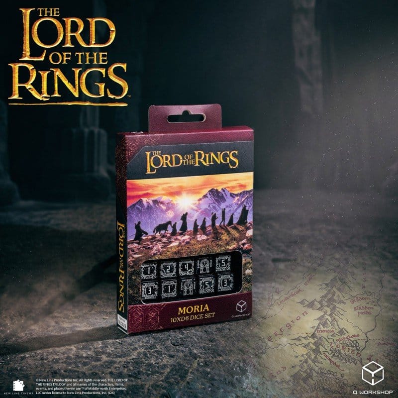 Der Herr der Ringe: 10er D6 Würfelset Moria (Glow in the dark) Image 5