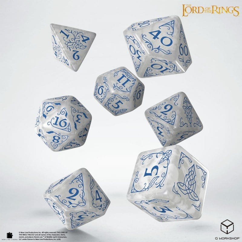 Der Herr der Ringe 7er-Würfelset Bruchtal (Stein) Image 1