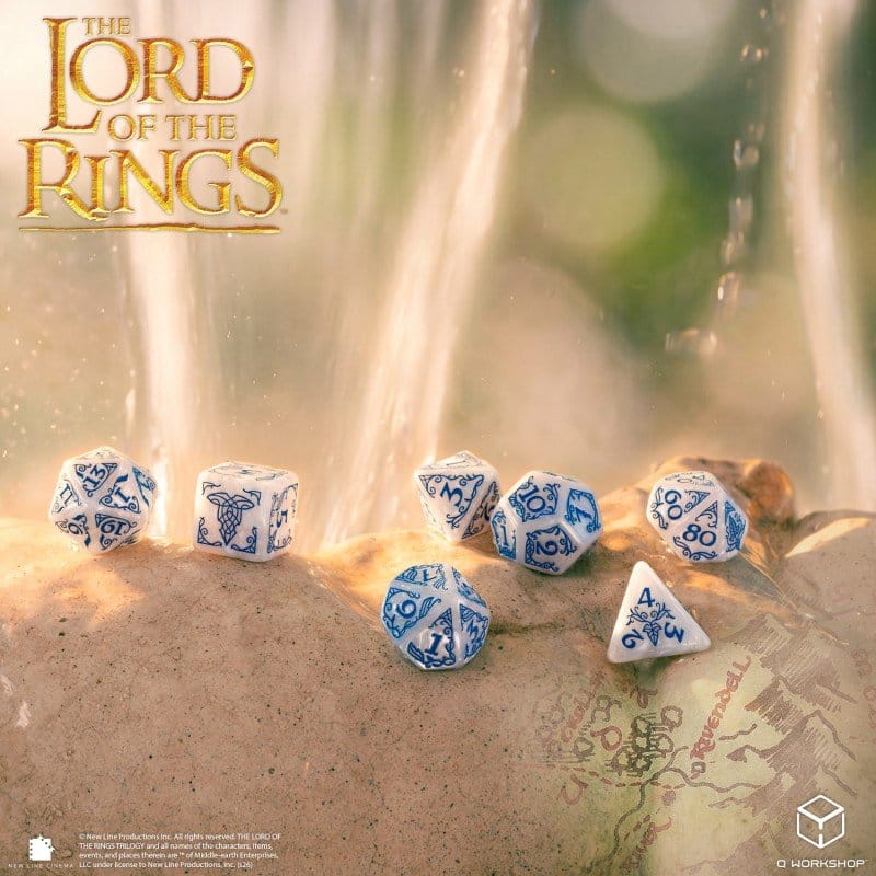 Der Herr der Ringe 7er-Würfelset Bruchtal (Stein) Image 3