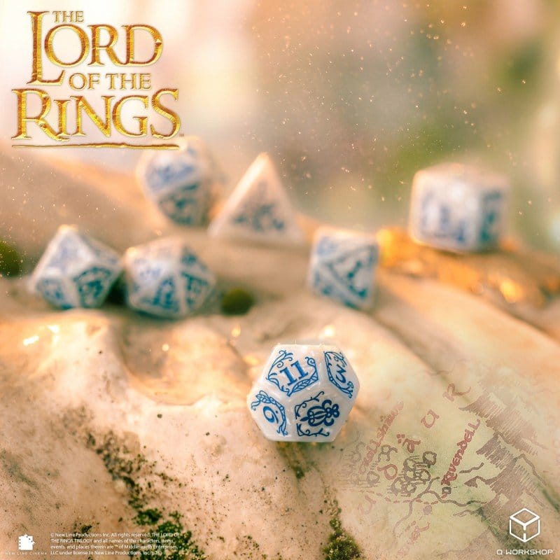 Der Herr der Ringe 7er-Würfelset Bruchtal (Stein) Image 6