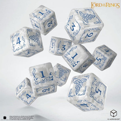 Der Herr der Ringe: 10er D6 Würfelset Bruchtal (Stein) Image 1