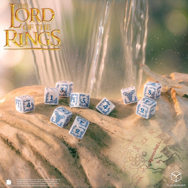 Der Herr der Ringe: 10er D6 Würfelset Bruchtal (Stein) Image 3
