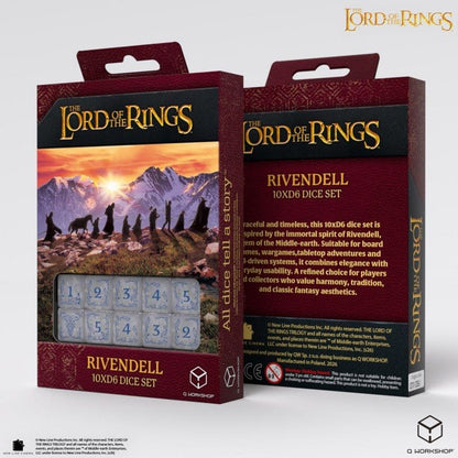 Der Herr der Ringe: 10er D6 Würfelset Bruchtal (Stein) Image 4