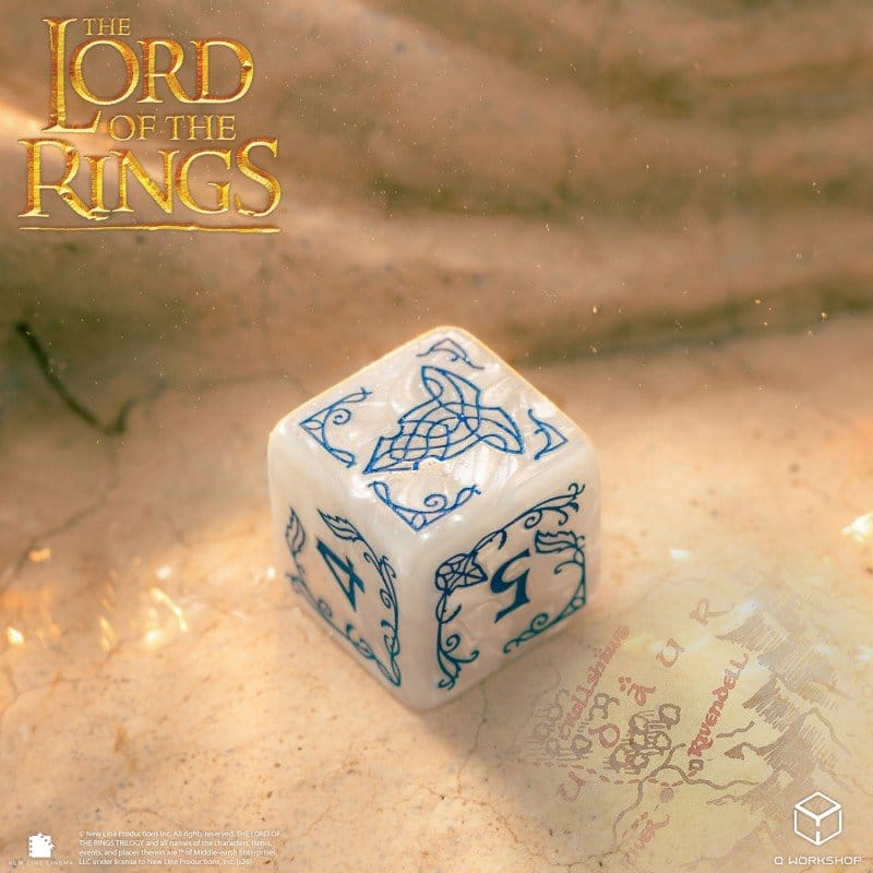 Der Herr der Ringe: 10er D6 Würfelset Bruchtal (Stein) Image 5
