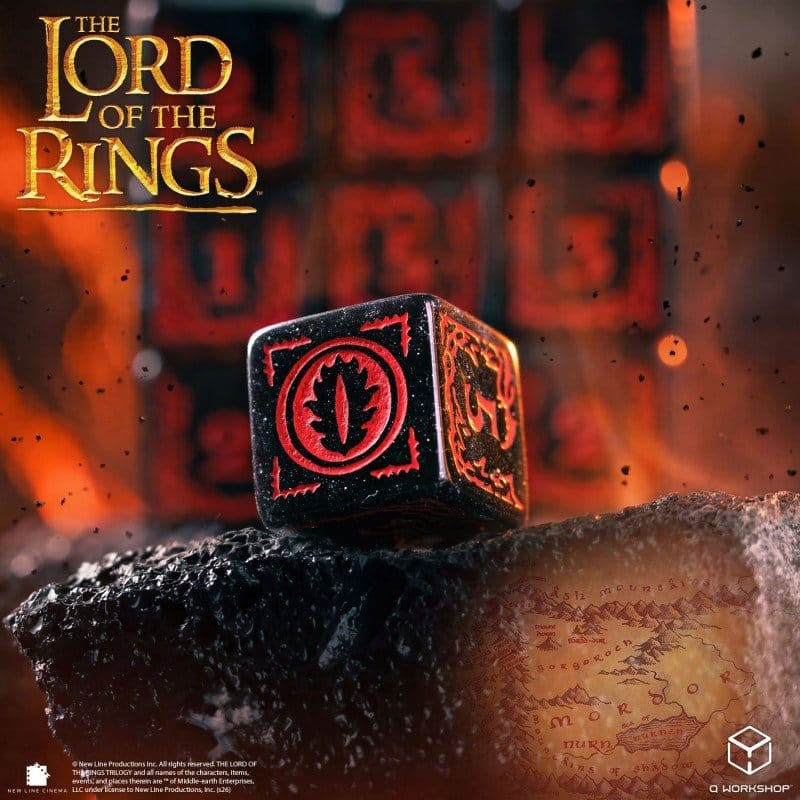 Der Herr der Ringe: 10er D6 Würfelset Mordor Image 3