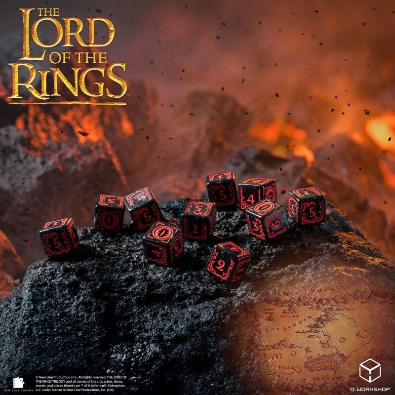 Der Herr der Ringe: 10er D6 Würfelset Mordor Image 5