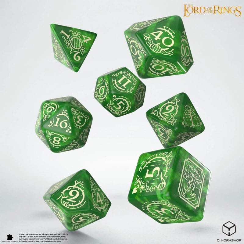 Der Herr der Ringe 7er-Würfelset Auenland Image 1