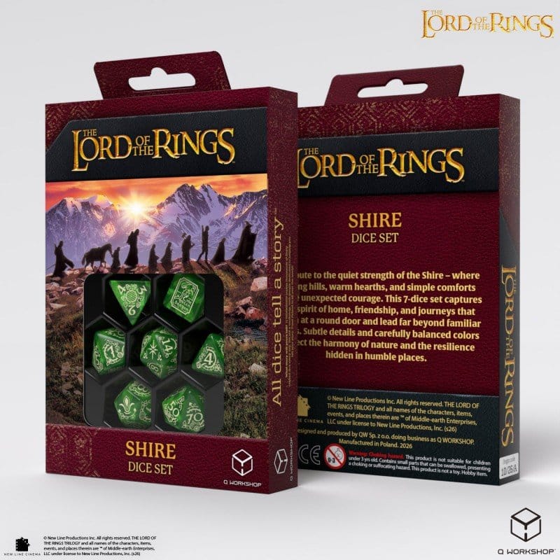 Der Herr der Ringe 7er-Würfelset Auenland Image 10