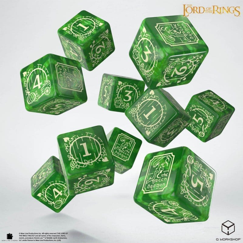 Der Herr der Ringe: 10er D6 Würfelset Auenland Image 1