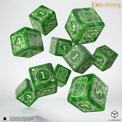 Der Herr der Ringe: 10er D6 Würfelset Auenland Image 1