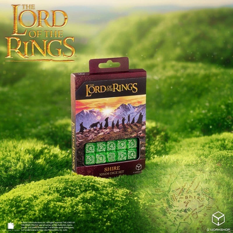 Der Herr der Ringe: 10er D6 Würfelset Auenland Image 4