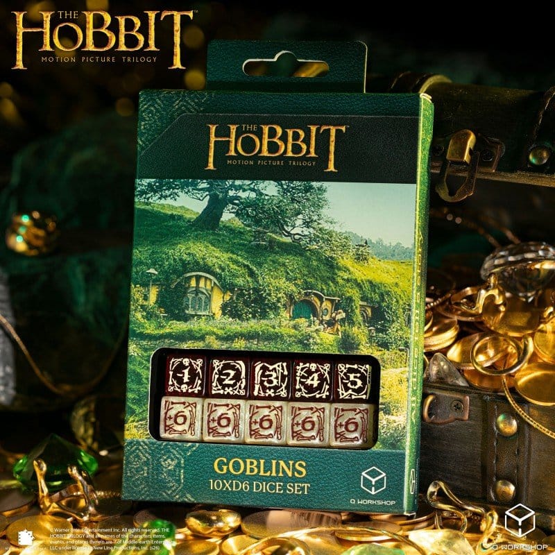 Der Hobbit: 10er D6 Würfelset Goblins Image 2