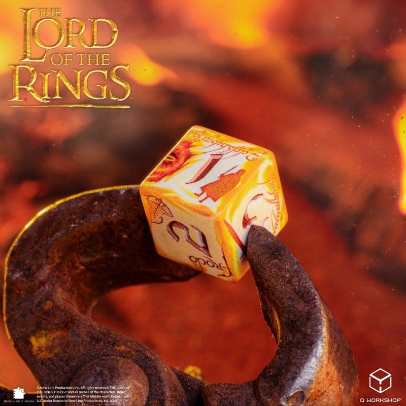Der Herr der Ringe Full Art 7er-Würfelset Ringträger (Whitefire Radiance) Image 6