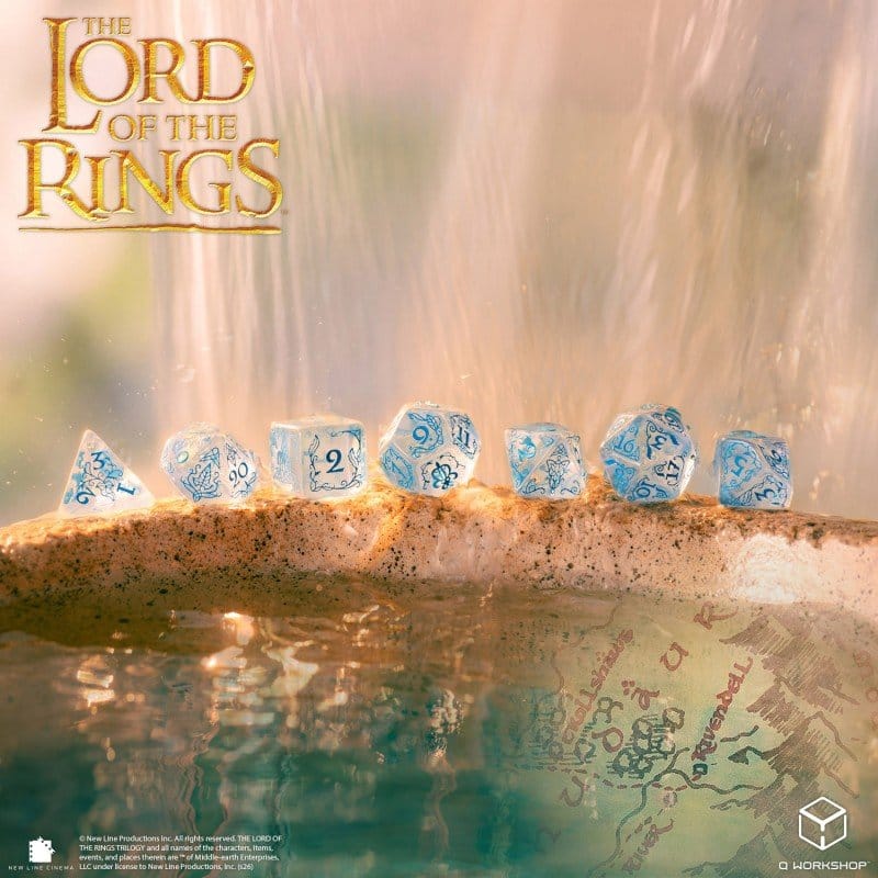 Der Herr der Ringe 7er-Würfelset Bruchtal (Wasser) Image 3