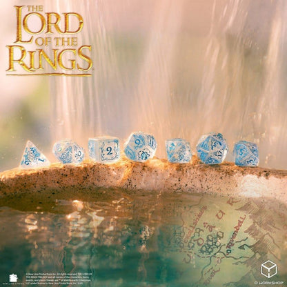 Der Herr der Ringe 7er-Würfelset Bruchtal (Wasser) Image 3