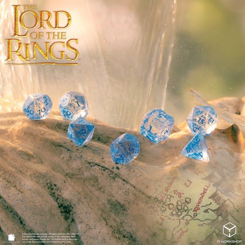Der Herr der Ringe 7er-Würfelset Bruchtal (Wasser) Image 5