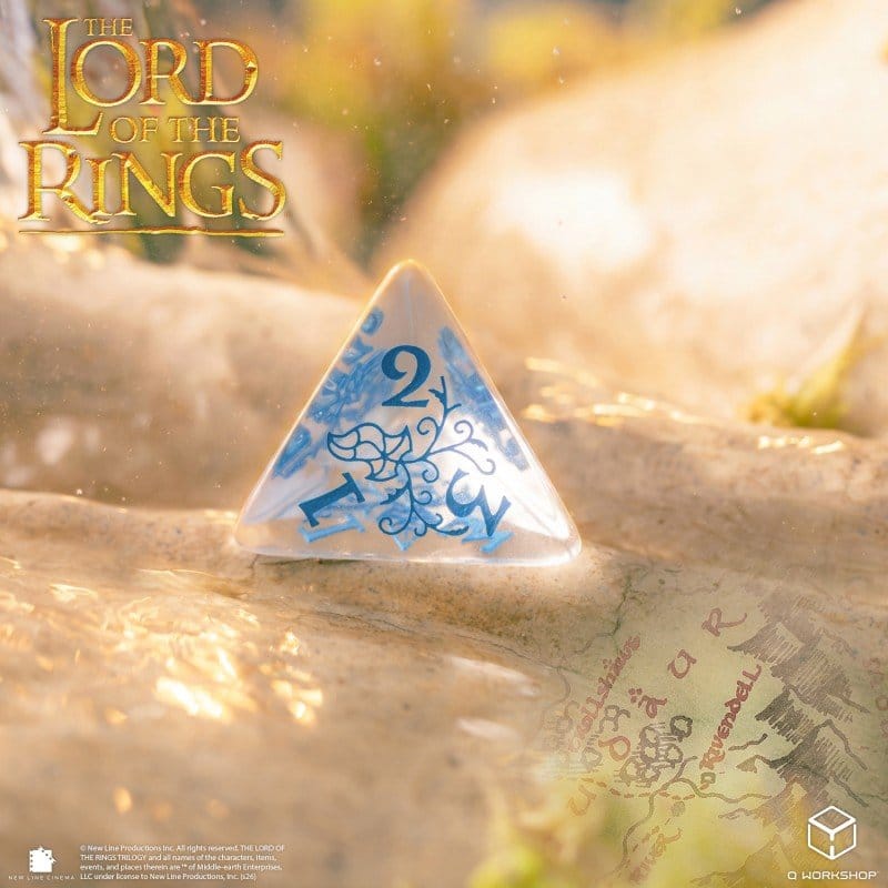 Der Herr der Ringe 7er-Würfelset Bruchtal (Wasser) Image 6