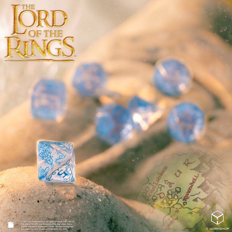 Der Herr der Ringe 7er-Würfelset Bruchtal (Wasser) Image 7