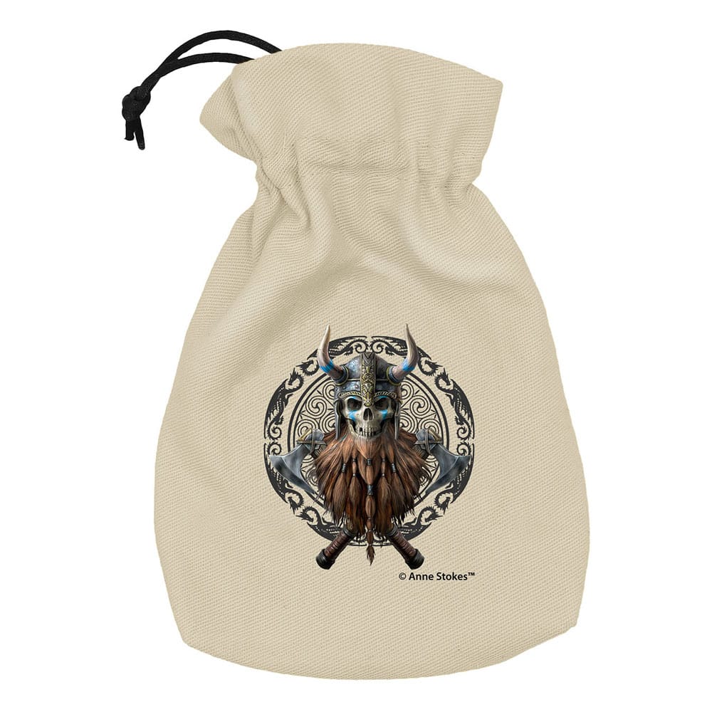 Anne Stokes Würfelbeutel Viking Skull Image