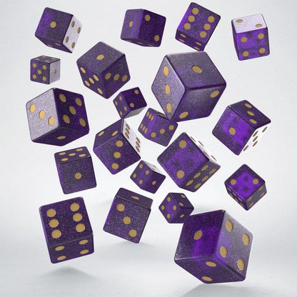 Q Workshop Würfel Set Full Pack D6 Shimmering Purple (20) Image 4
