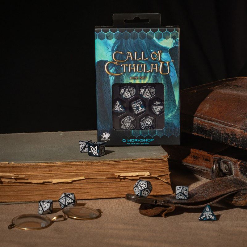 Call of Cthulhu Würfel Set Abyssal & White (7) Image 8