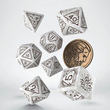 The Witcher Würfel Set Geralt The White Wolf (7) Image 1